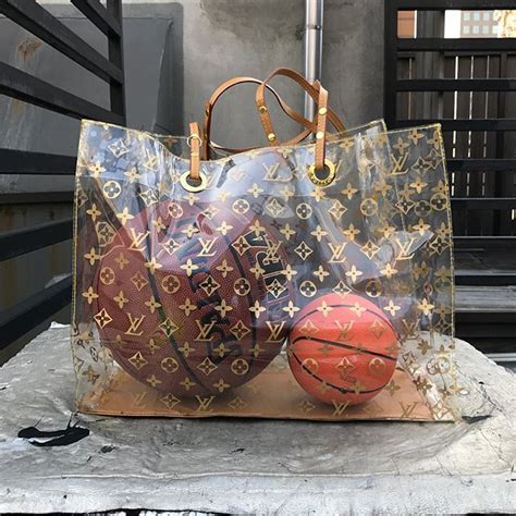 louis vuitton big logo bag|louis vuitton plexiglass bag.